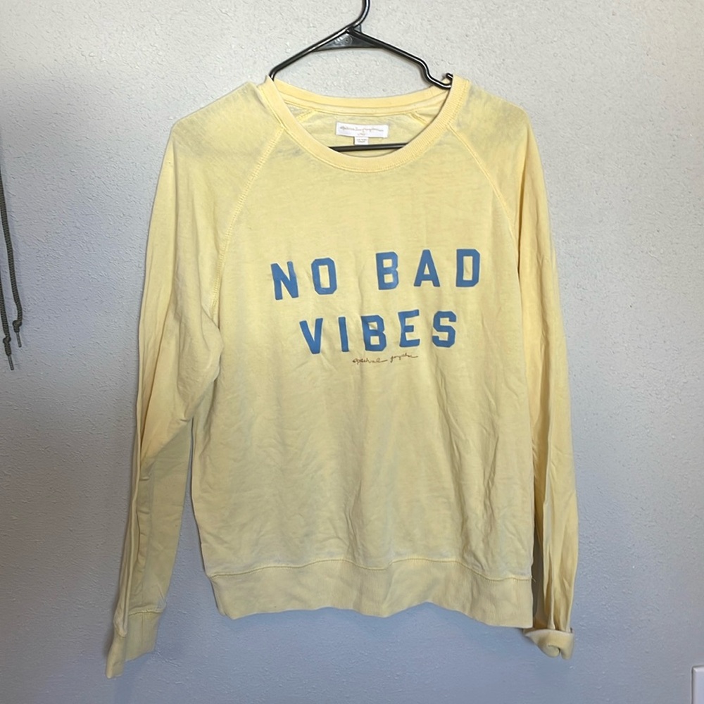 yellow spiritual gangster sweatshirt